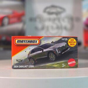 Matchbox 2025 PowerGrab 2024 Cadillac Lyriq Gray 14/125 Sealed Box NIB New Casti